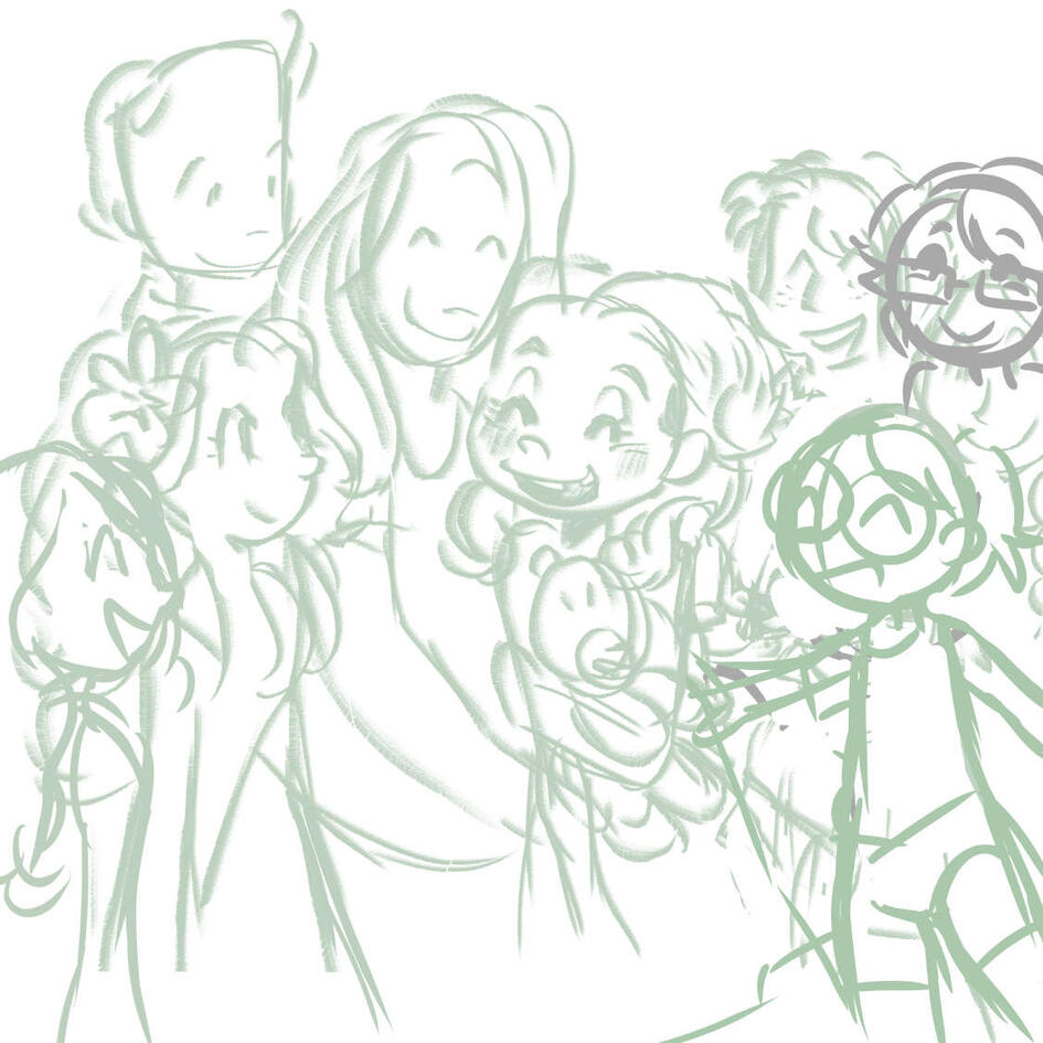 follow me cancer sketch