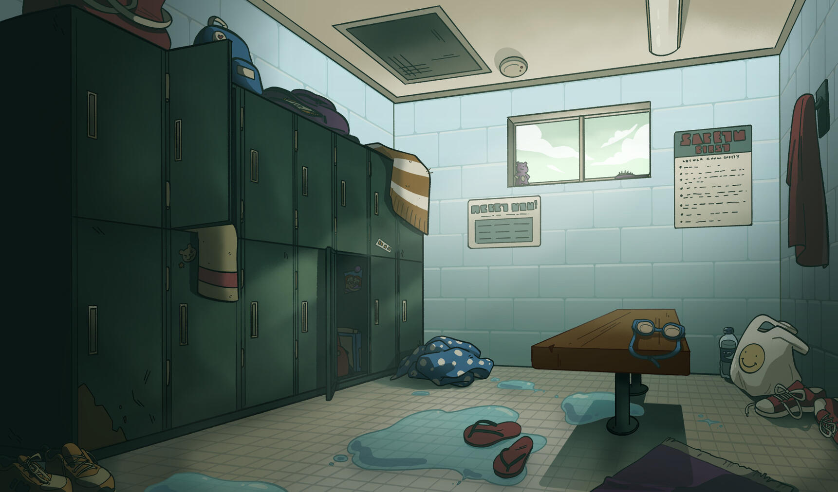 Pool Lockerroom Pool Lockerroom